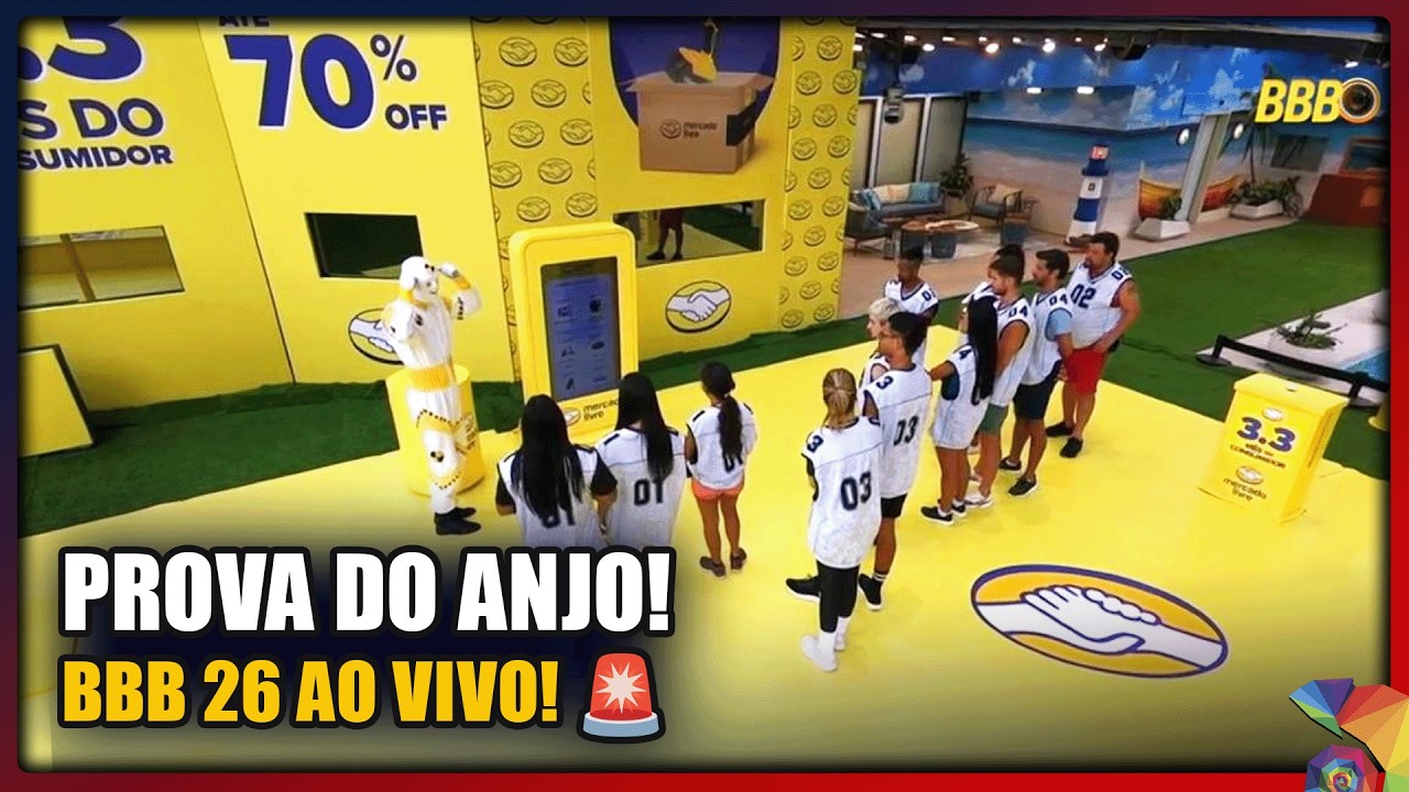 PROVA DO ANJO AO VIVO 🚨 | BBB26 Hoje | Acompanhe em Tempo Real