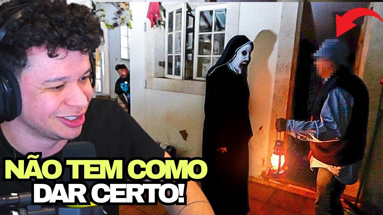 ARUAN REAGE: ASSUSTEI O CASEIRO COM UMA ROUPA DE FREIRA E DEU RUIM (Dani Nobrega)