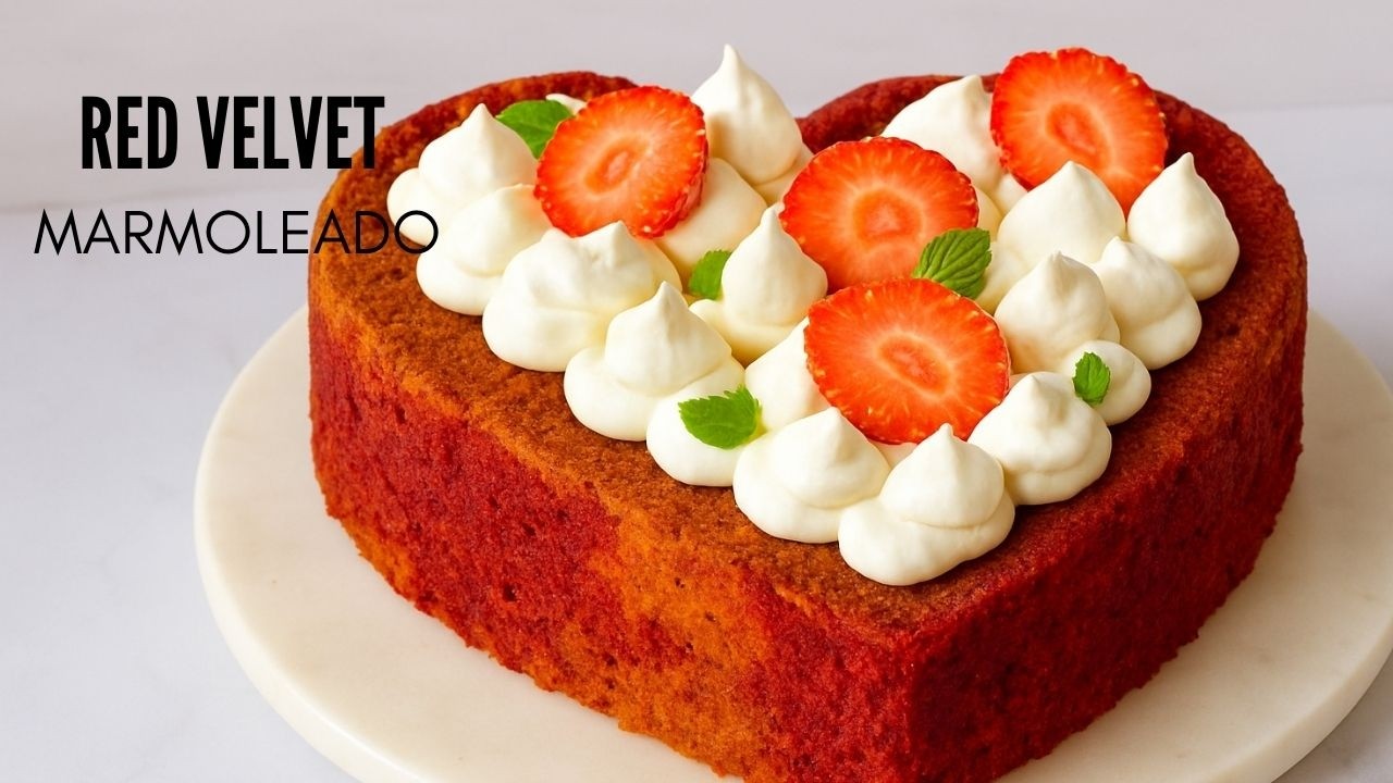 Cómo Hacer Red Velvet Marmoleado Perfecto | Pastel Suave y Esponjoso
