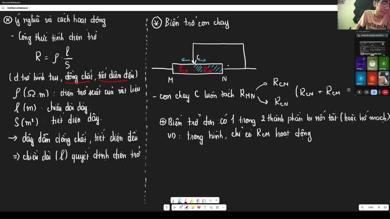 9C - các bài toán ứng dụng biến trở
