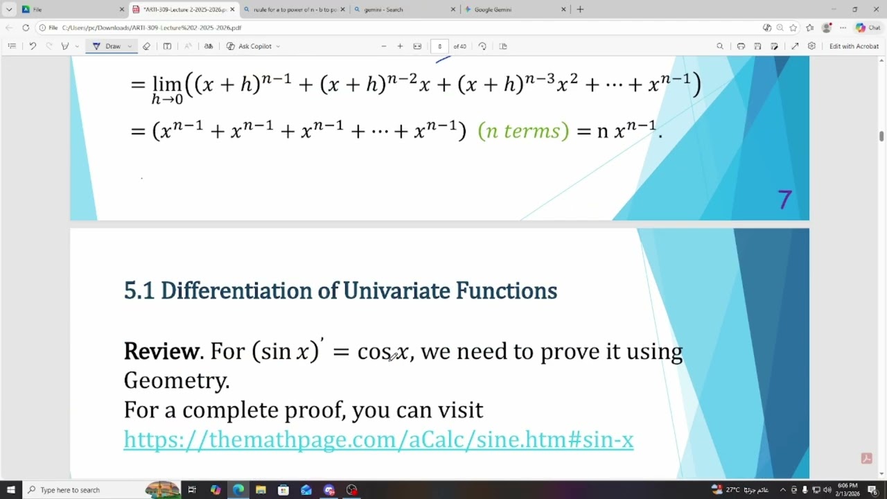 ai math lec 2