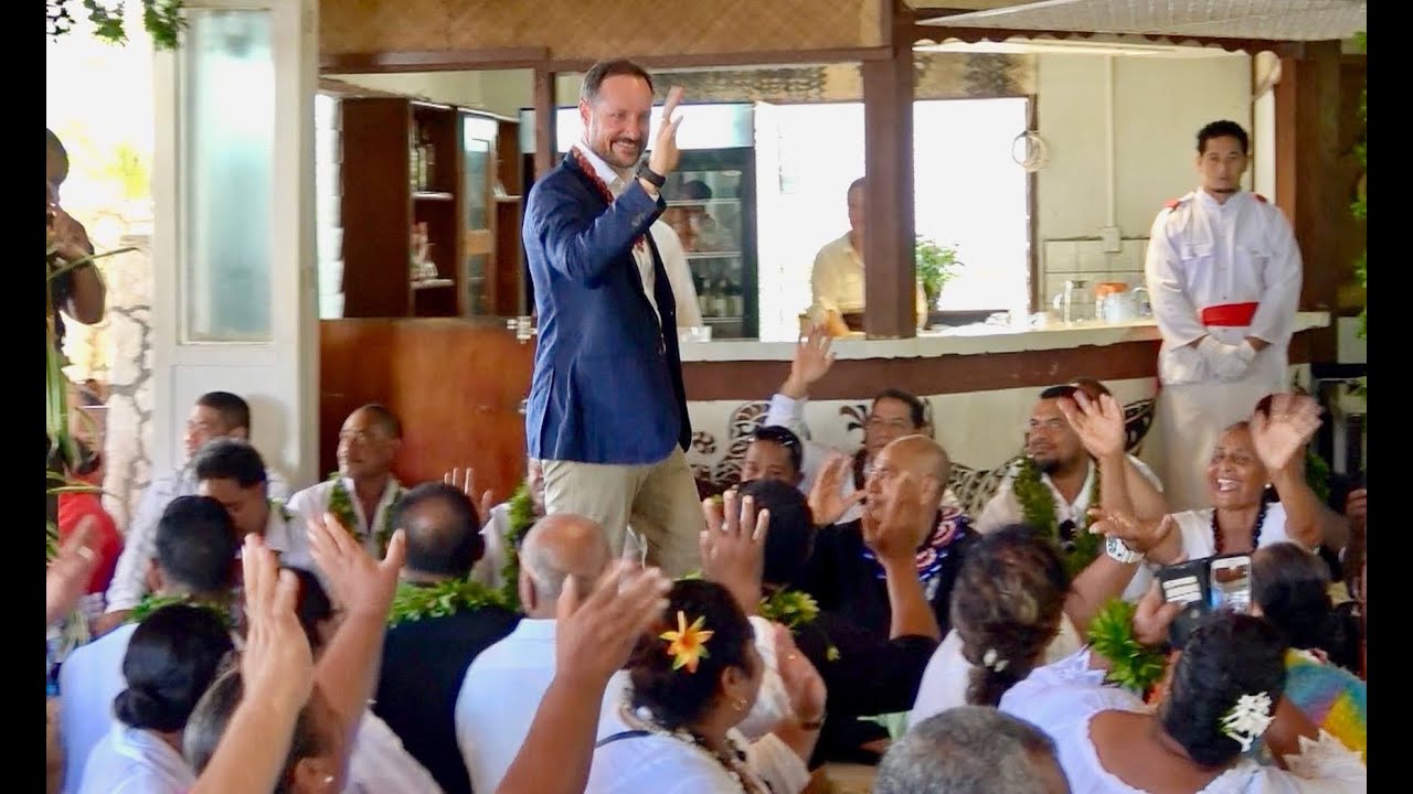 Royal Tour - HRH Crown Prince Haakon of Norway visit to Kanokupolu, Kingdom of Tonga
