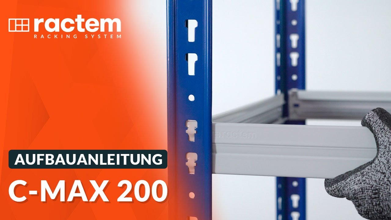 Aufbauanleitung C-MAX 200 Regal
