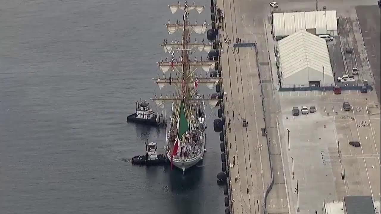 WATCH LIVE: Mexican Tall Ship arrives in San Diego
