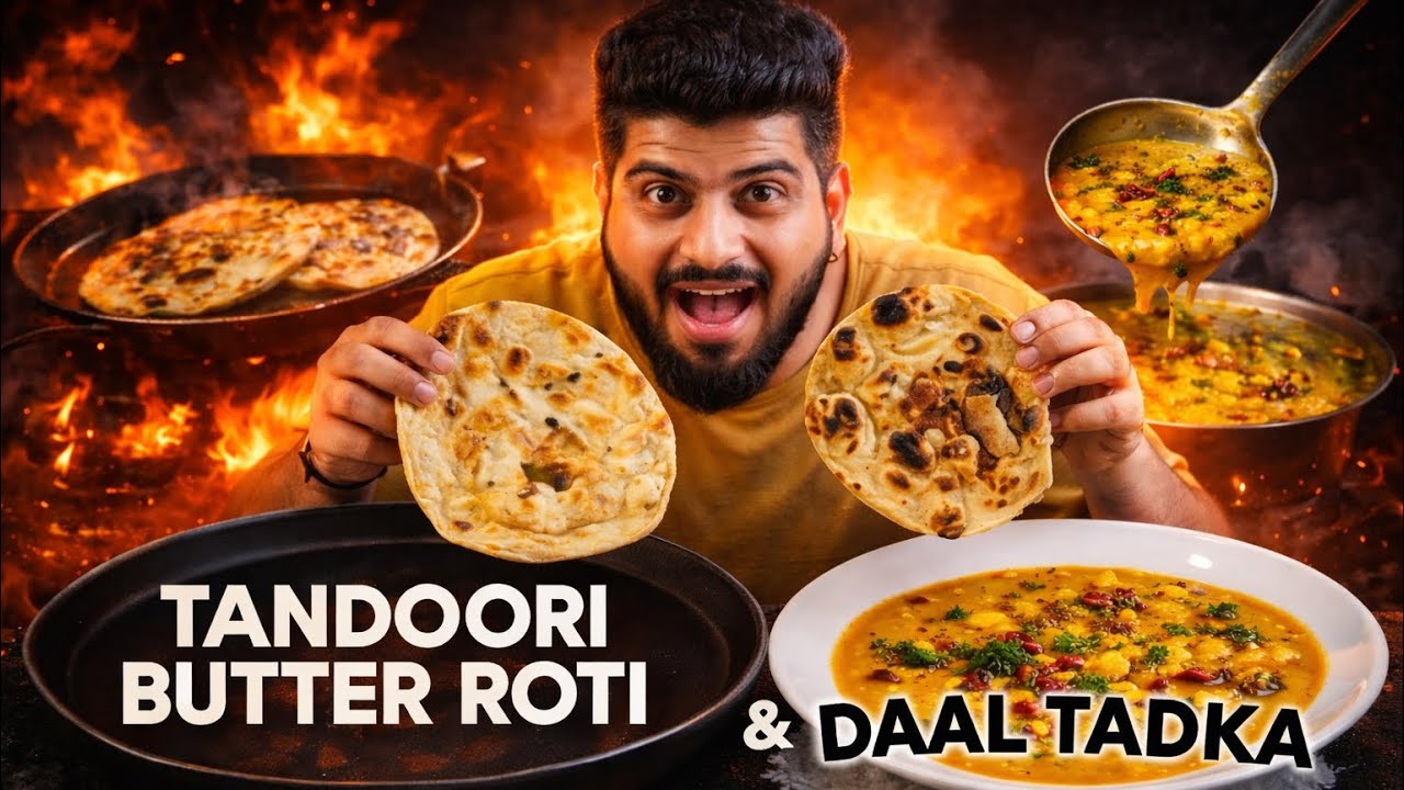 | MUKBANG | तंदूरी बटर रोटी 🍪| दाल तड़का 🔥| ऐसी हिंदुस्तानी थाली खाकर मज़ा ही आ जाए! 😋| #viral #food