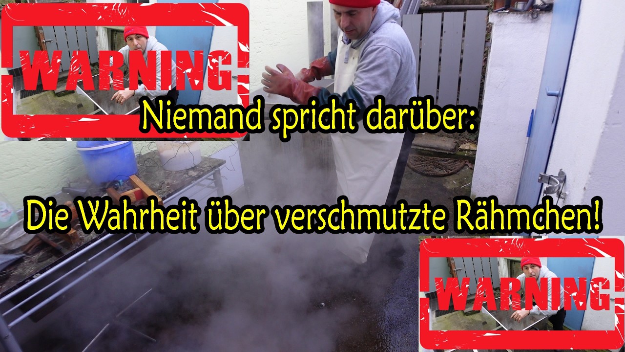 Effektive Imkerhygiene: Rähmchen und Zargen reinigen mit dem Holzofen