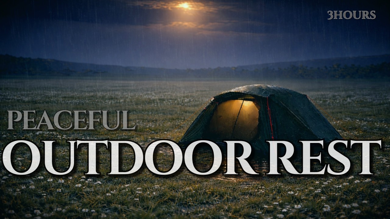 Rain Sounds for Deep Relaxation | 3 Hours of Gentle Rain