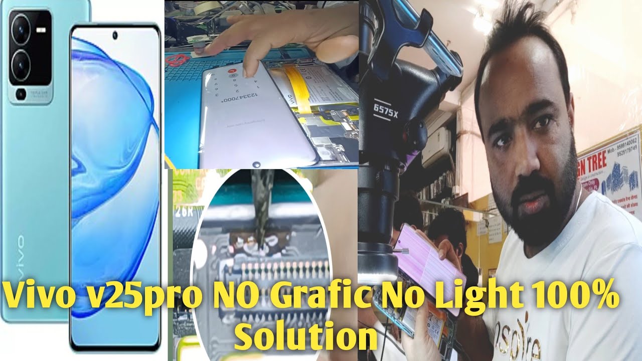Vivo v25pro NO Grafic No Light 100%Solution