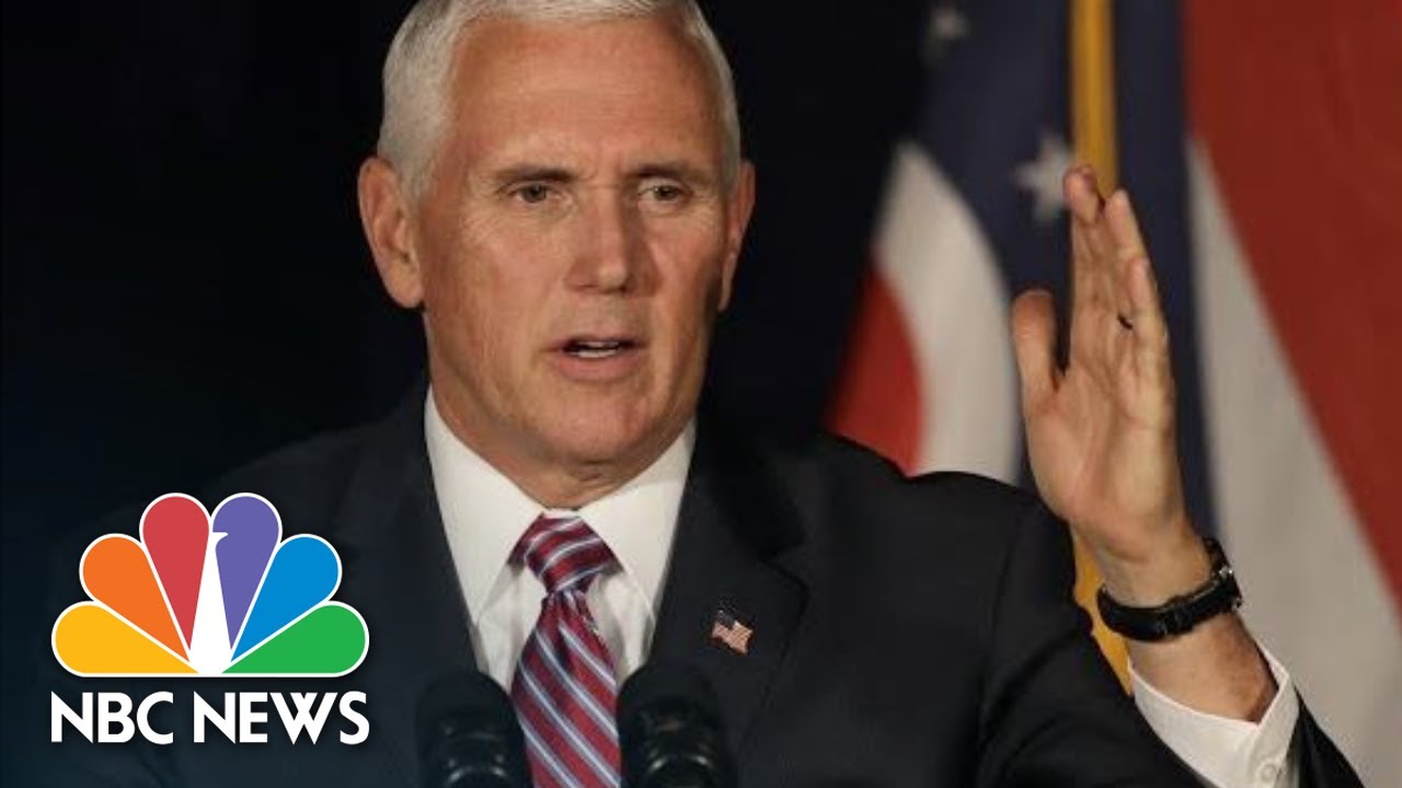 Mike Pence Mocks Oprah Winfrey On Stump For Brian Kemp: 'This Ain't Hollywood' | NBC News