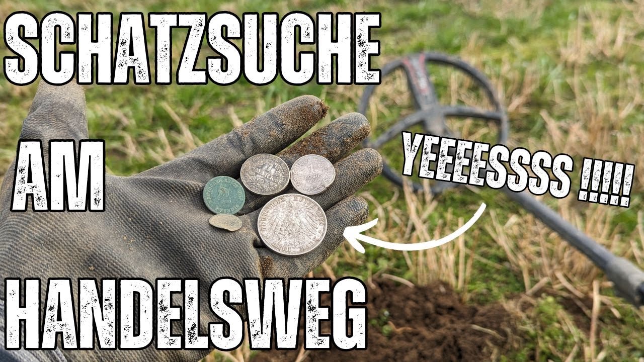 Schatzsuche am Handelsweg - der Tag hat sich GELOHNT - Metalldetektor / Sondeln