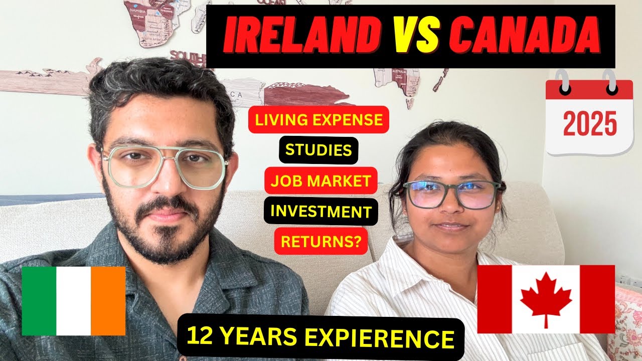 Why she left Canada for Ireland? Cost of living Canada vs Ireland | Study cost | Rents | Job market