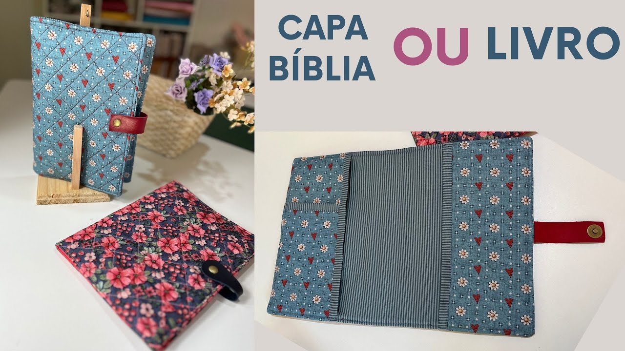 Passo a Passo Capa de Bíblia I Livro sem viés e como tirar medidas