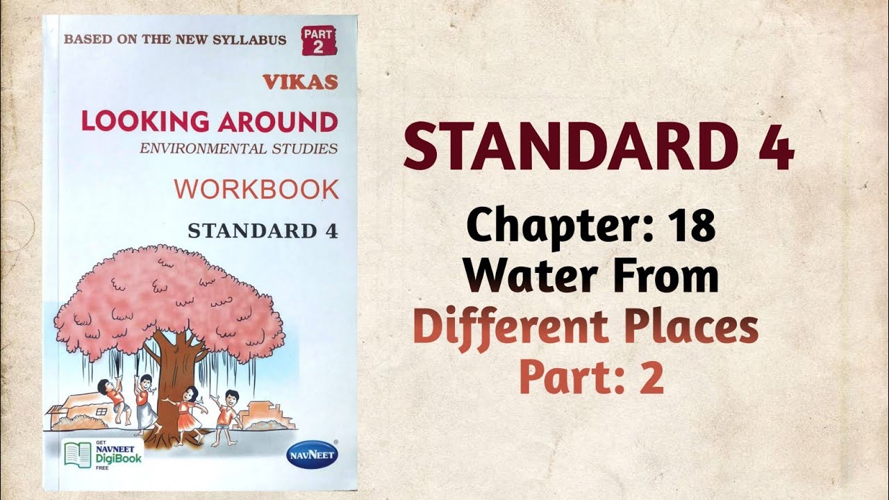 Std-4 EVS | Ch:18 Water From Different Places | Part 2 | Vikas Workbook Solution | Looking around