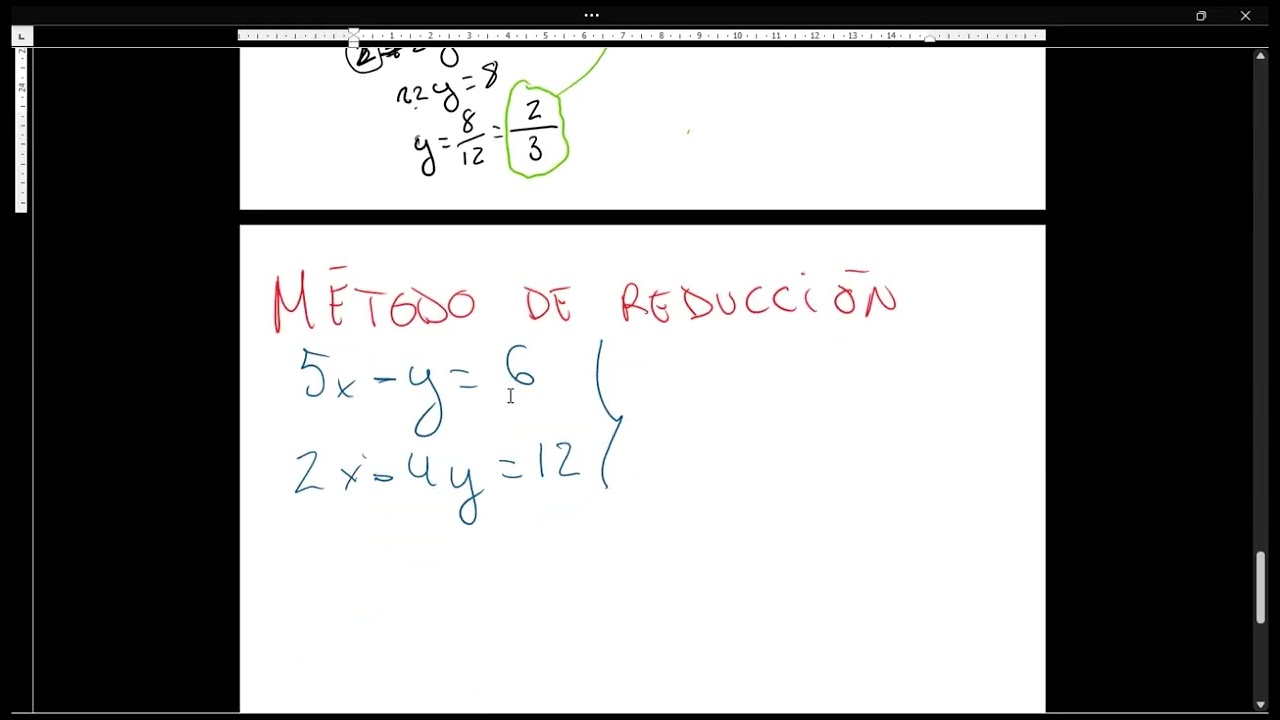 Resolución de sistemas de ecuaciones