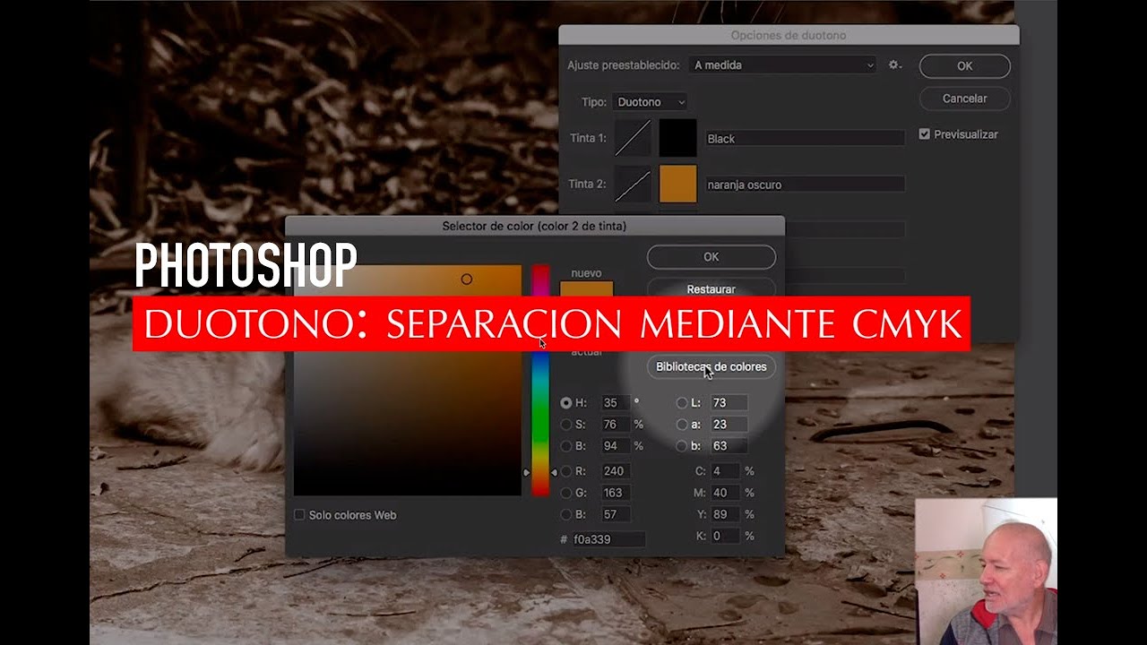 Preprensa: Separar Duotono mediante CMYK en Photoshop