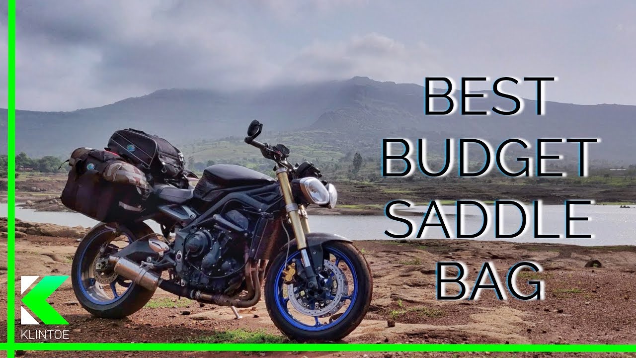 CHEAP SADDLE BAGS ON A SUPERBIKE !