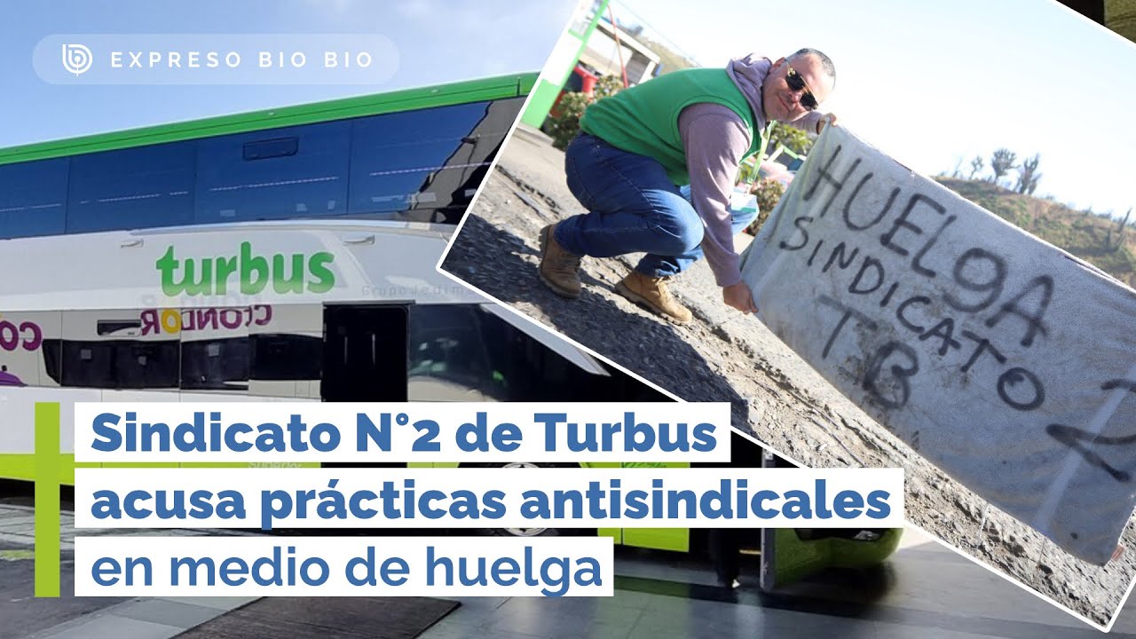 Sindicato N°2 de Turbus acusa prácticas antisindicales en medio de huelga