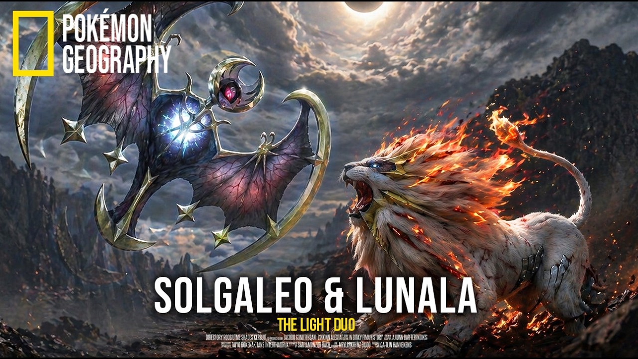 NatGeo Planet: Sovereigns of the Zenith | Solgaleo and Lunala - Sun & Moon Gods (Real-Life Pok&eacute;mon)