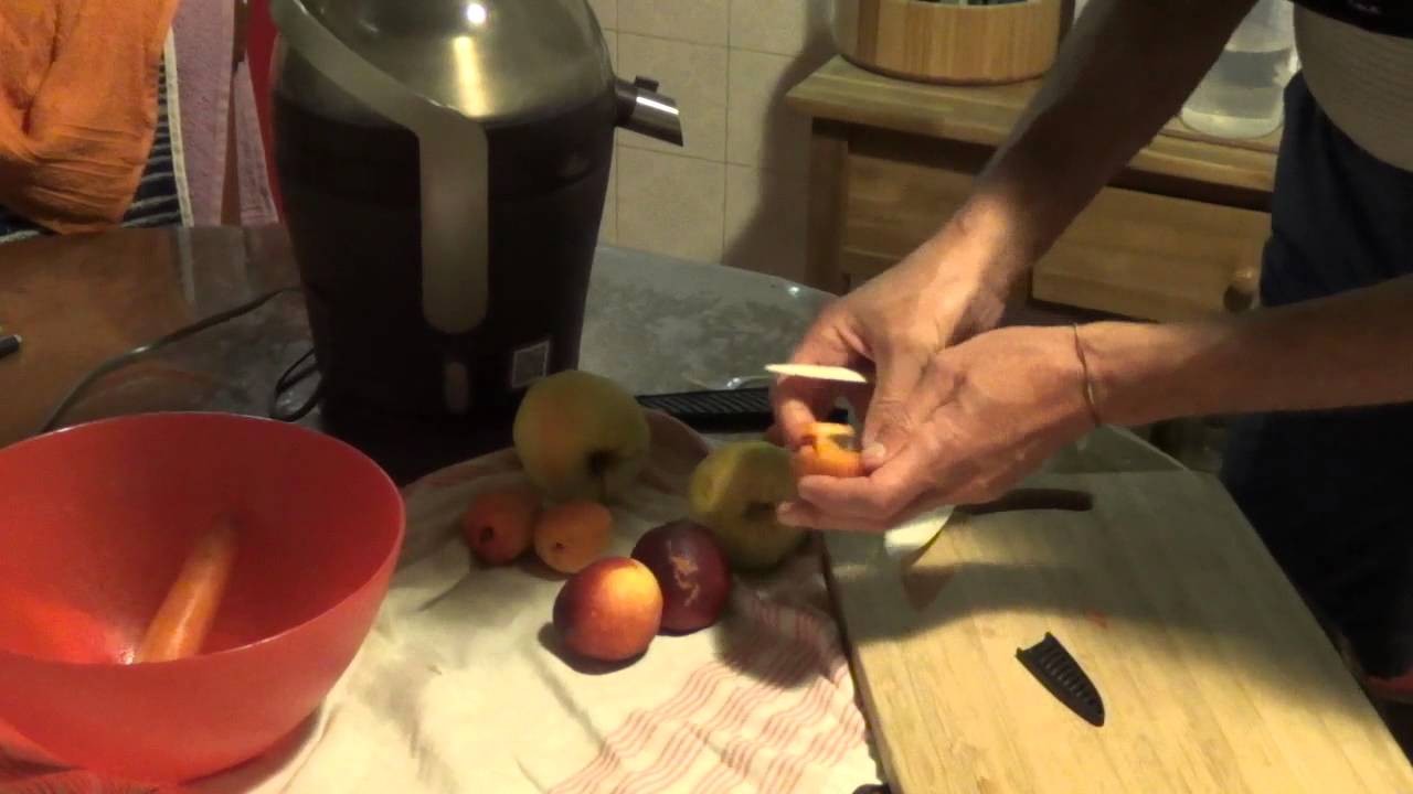 Succo estratto - Mela pera pesca albicocca carota