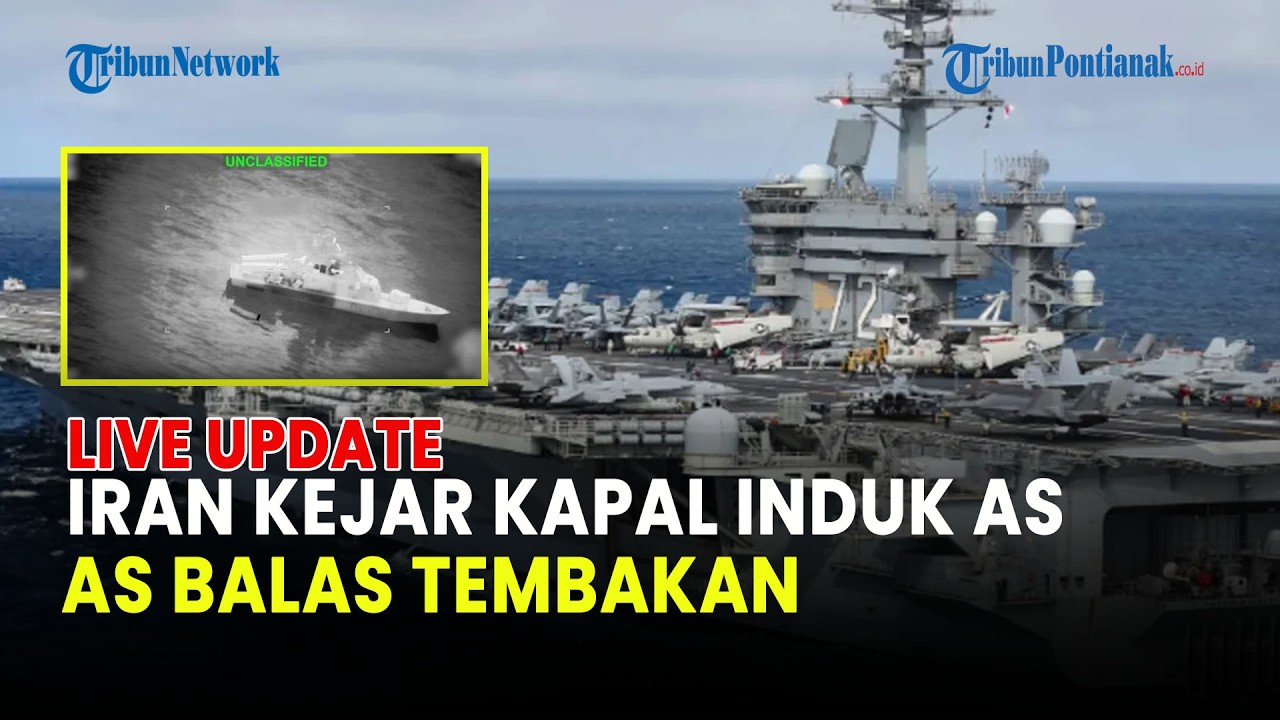 🔵 TEGANG DI SELAT HORMUZ! KAPAL IRAN DEKATI USS ABRAHAM LINCOLN, AS BALAS TEMBAKAN