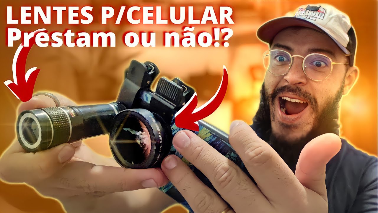 COMPREI As LENTES Para CELULAR Mais BARATAS Do AliExpress E Shopee