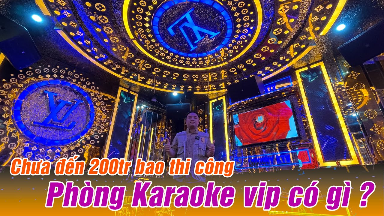 Thi công mẫu phòng hát Karaoke 25m vuông tại Triều Khúc Hà Nội | Nội Thất Karaoke Bảo Long