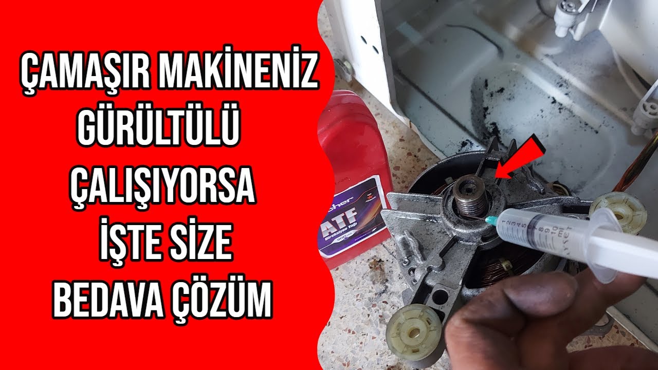 Çamaşır Makinesi Gürültülü Çalışıyordu 2 Dakikada Sesini Kestik - Taktik Servis