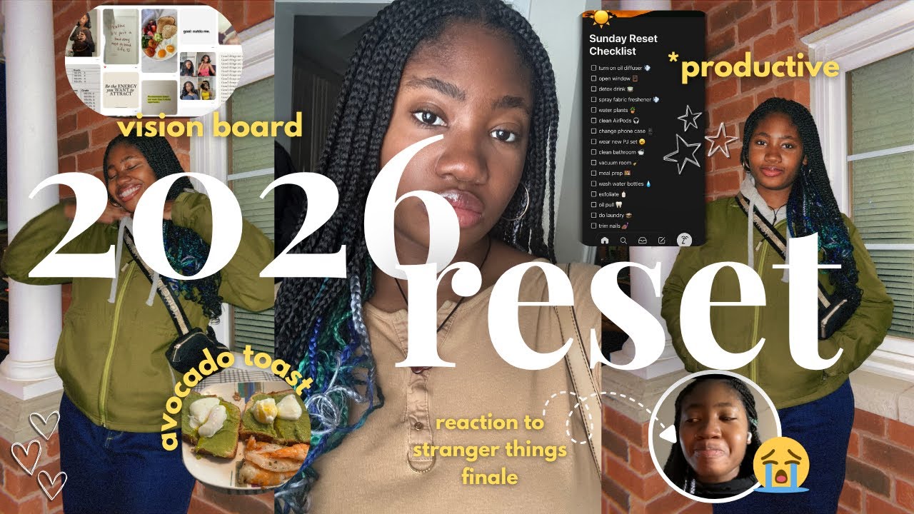 ULTIMATE 2026 RESET 🥂 6 am diaries, sunday reset, rebrand, vision board, notion, new routines