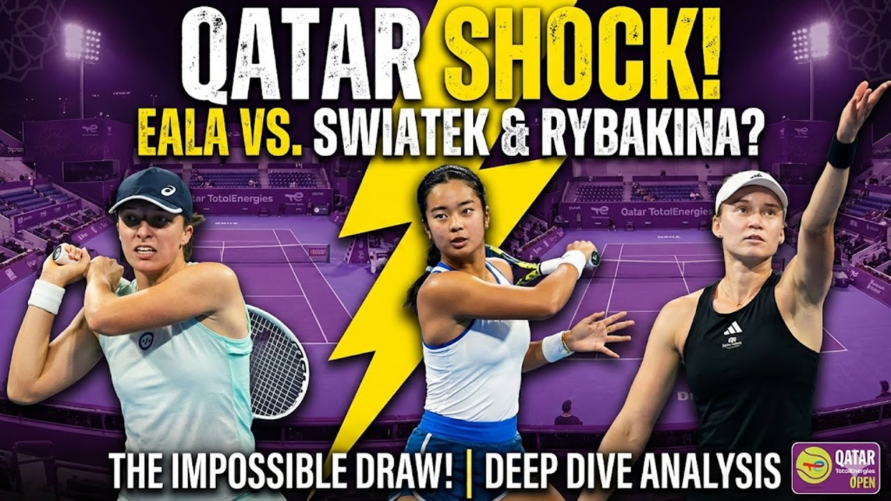 QATAR IN DISBELIEF! Alexandra Eala Takes on Iga Swiatek & Elena Rybakina at the Qatar Open!