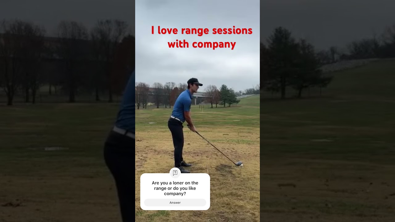 Range sessions with friends are better #golf #golfswing #golfer #golftips #golfrange #drivingrange