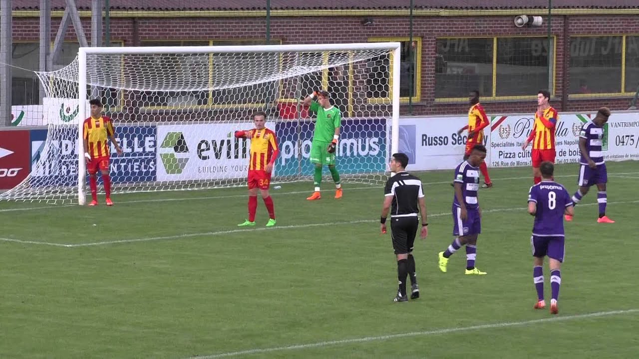 U21 Cup AFC Tubize - RSC Anderlecht Andy Kawaya, Samy Bourard and Orel Mangala