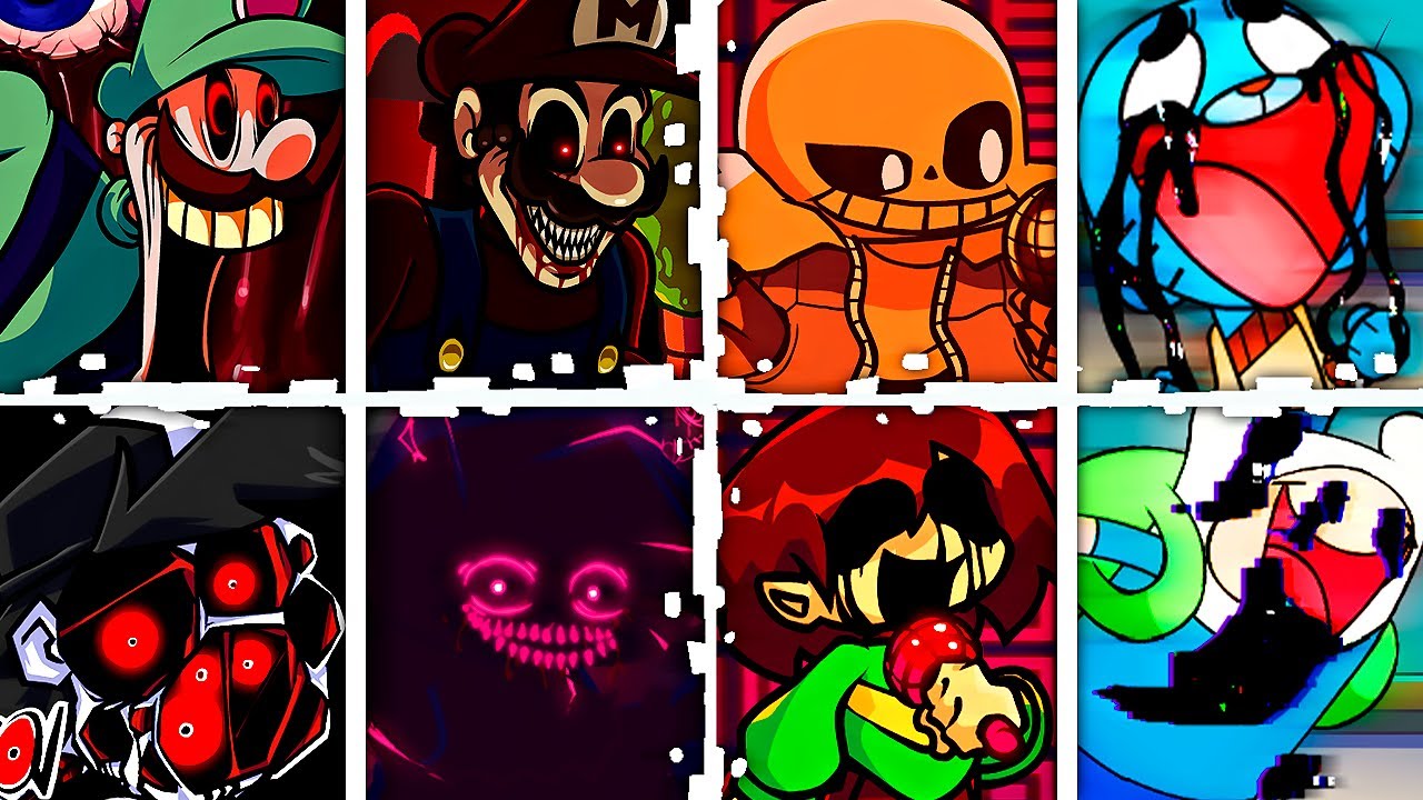 OVERDUE but Every Turn a Different Character Sings 🎶⚡ (FNF Mario Madness v2 )