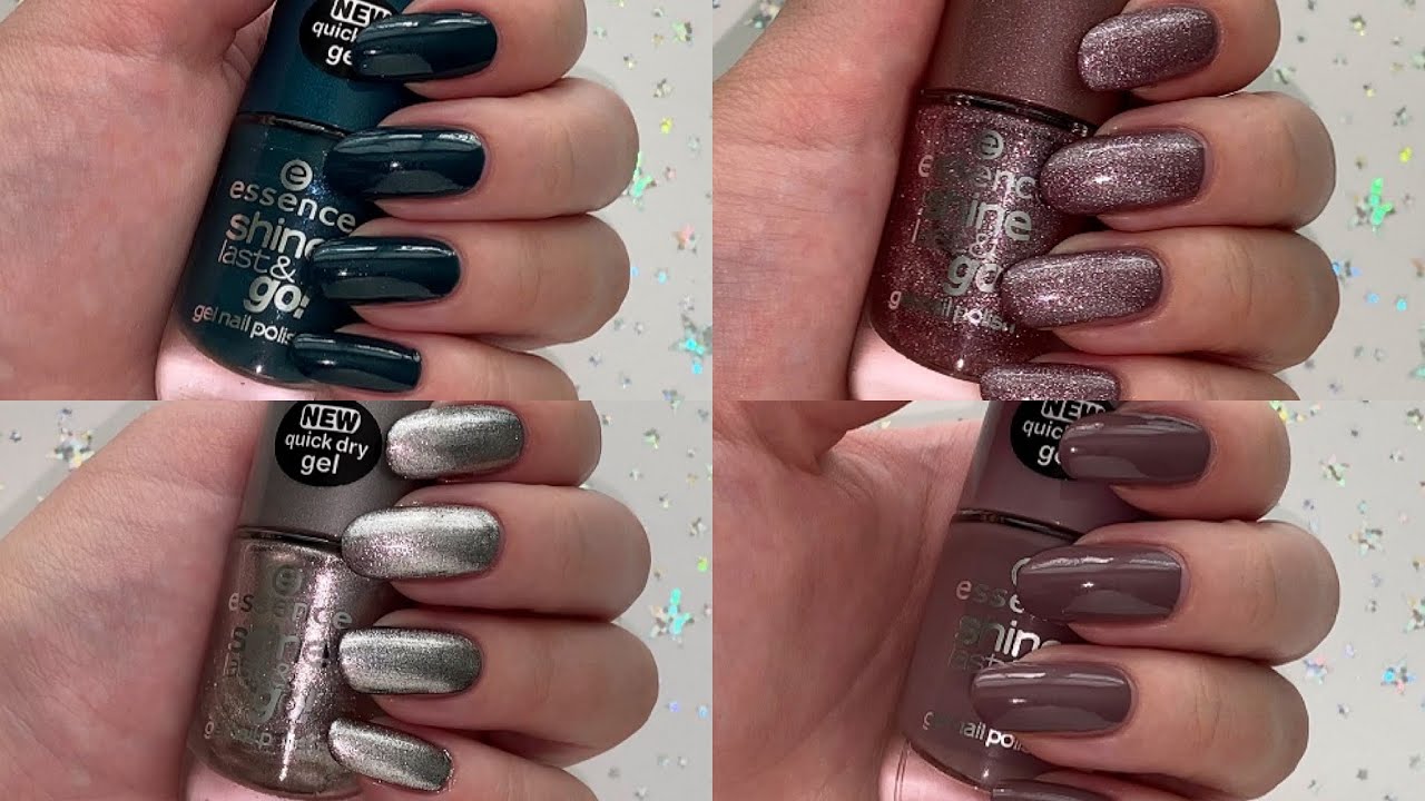 ESSENCE SHINE LAST and GO Gel Nail Polishes Swatches