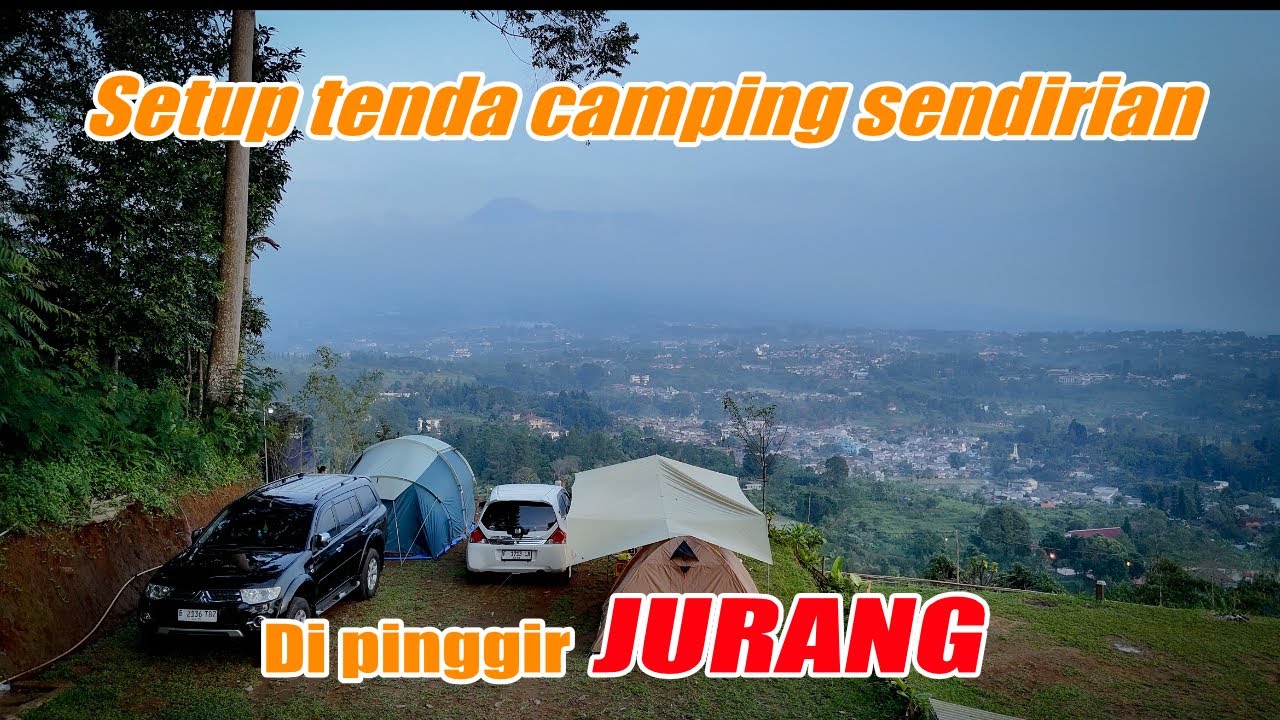 Solo camping pinggir jurang | Camping pake brio | Lantemland Megamendung Bogor