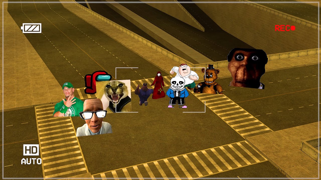 ГОНЯЕМСЯ ОТ ВСЕХ МЕМ-НЕКСТБОТОВ И ОБУНГИ | OBUNGA NPC GARRY'S MOD | ЗА МНОЙ ГОНЯЮТСЯ НЕКСТБОТЫ!