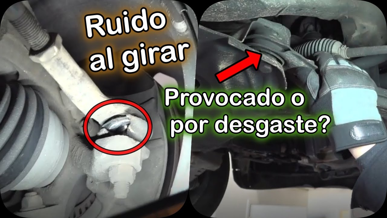 ESTAS son las PARTES que PROVOCAN el RUIDO como TRONIDO METALICO al girar el VOLANTE!!