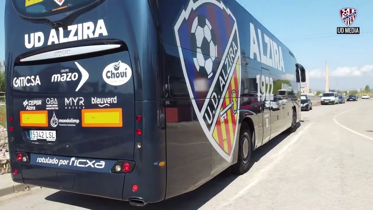 Nou autobús de la UD Alzira 2021