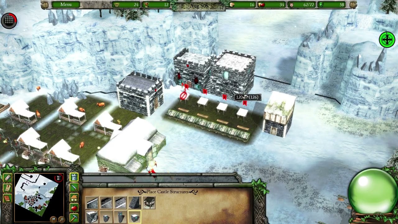 Stronghold Legends HD Walkthrough (Hard Difficulty) King Arthur Campaign #5 Morgan le Fay