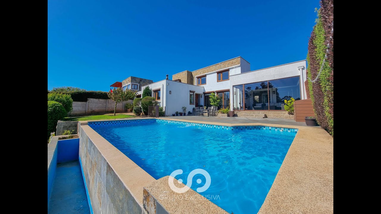 🔥 OPORTUNIDAD 🔥 CASA MEDITERRÁNEA EN EXCLUSIVO SECTOR JARDINES DE CURAUMA / WWW.GRUPOEXCLUSIVA.CL
