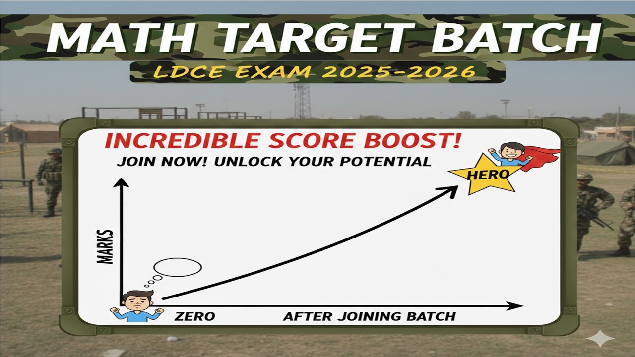 CISF ASI LDCE EXAM 2025-26 | Complete Math Batch | Math Made Easy | Target Marks 42+ | Join Now