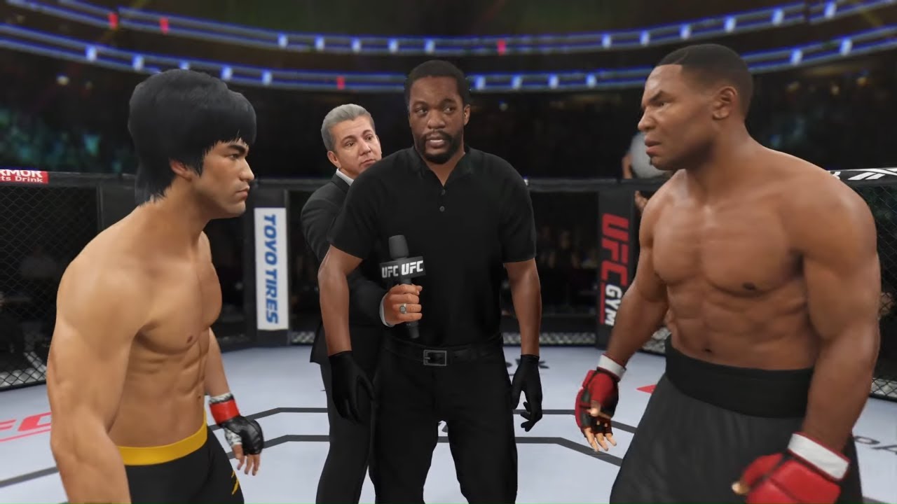 UFC 4 | Брюс Ли против Майка Тайсона (Железный Майк) (EA Sports UFC 4)