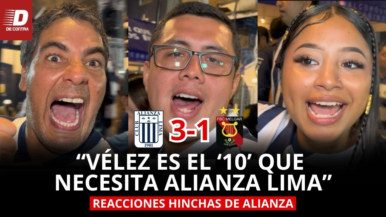 Hinchas de ALIANZA LIMA se ILUSIONAN con el t&iacute;tulo del APERTURA tras vencer 3-1 a MELGAR | DE CONTRA