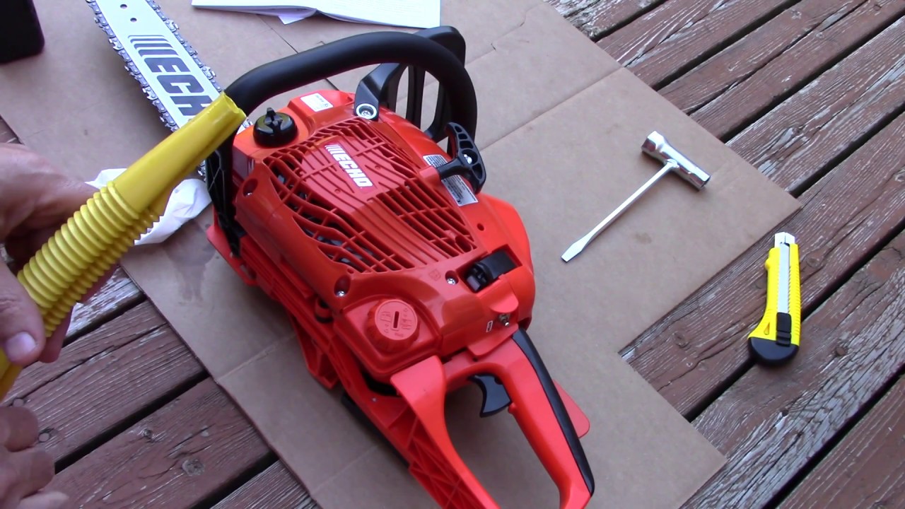 Echo CS310 Chainsaw Unboxing, Review, and Cutting footage