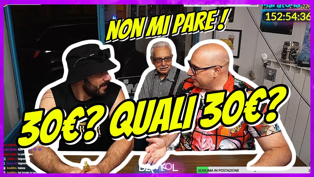 L'ANZIANO SMEMORATO e L'ETERNA AMNESIA DEI 30€! feat ERKOLE