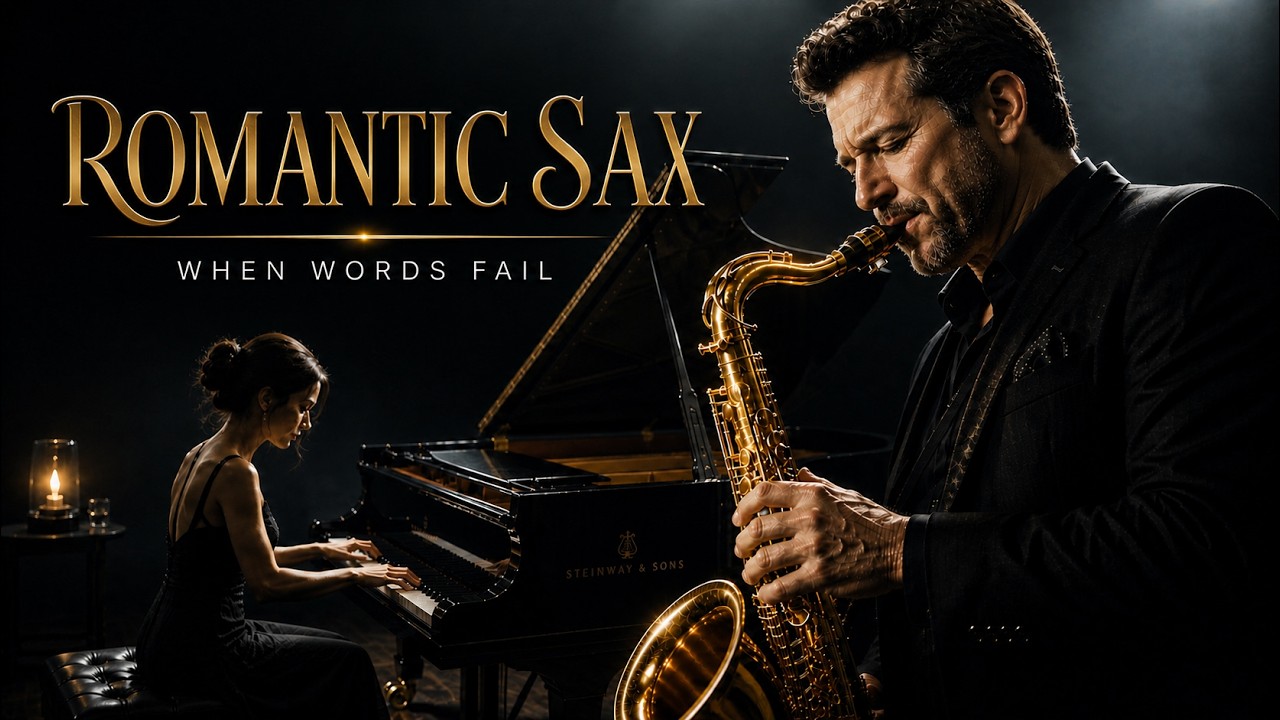 🎷Relaxing Saxophone & Grand Piano | 1 Hour Elegant Evening Melodies | Deep Relax Mix by RRStudio 🎷