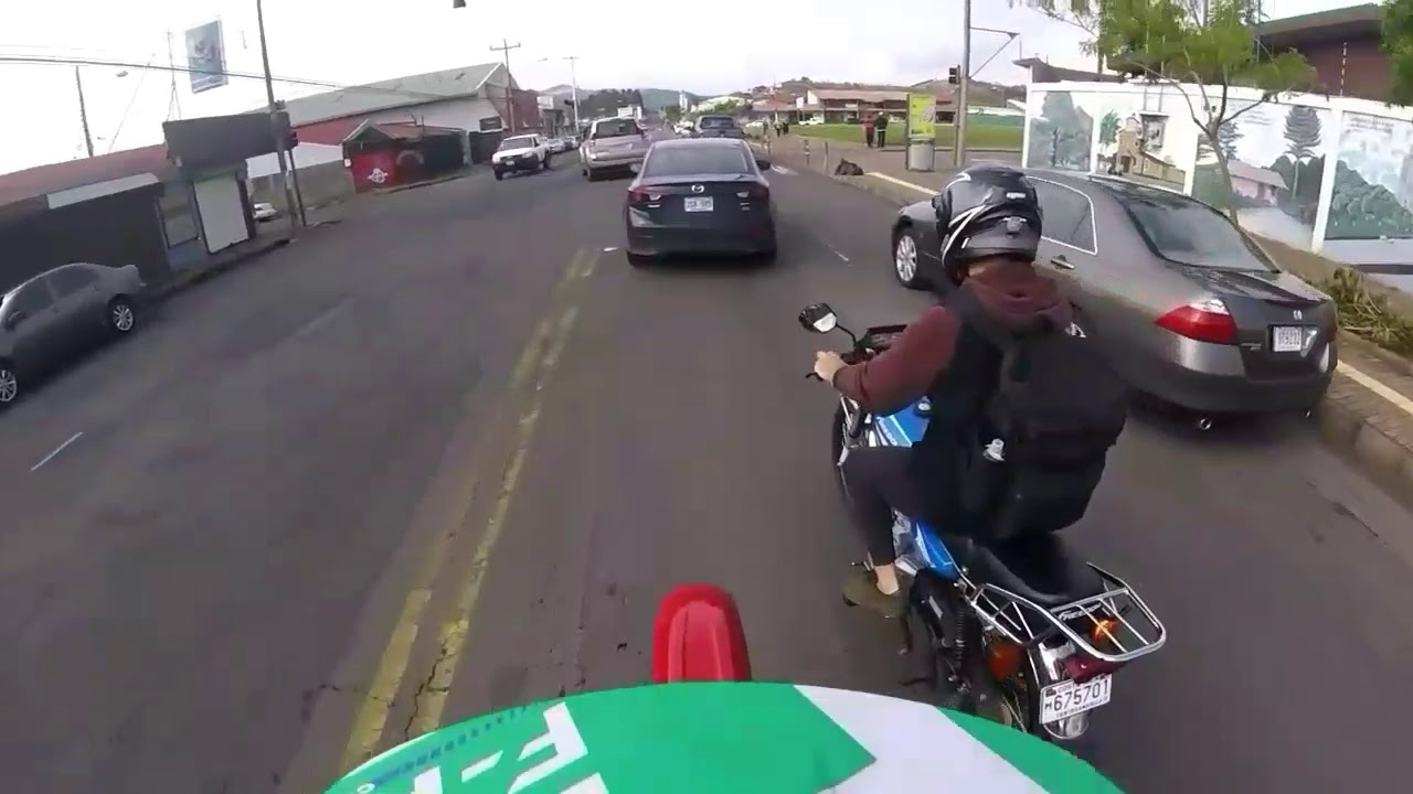 Prueba de manejo motocicleta A2, San Ramón Mayo 2019