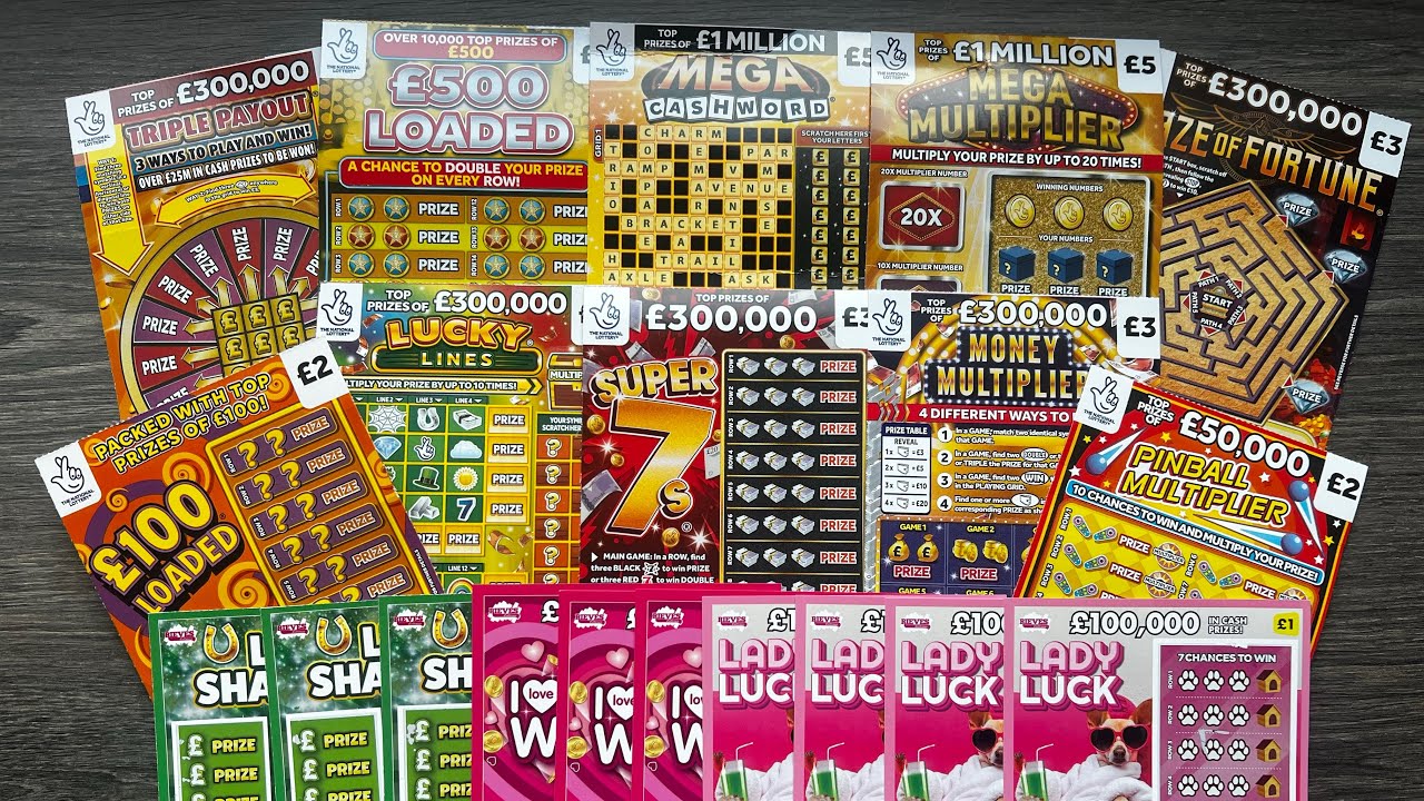 £44 mix of Allwyn scratch cards and why I’m not live tonight!