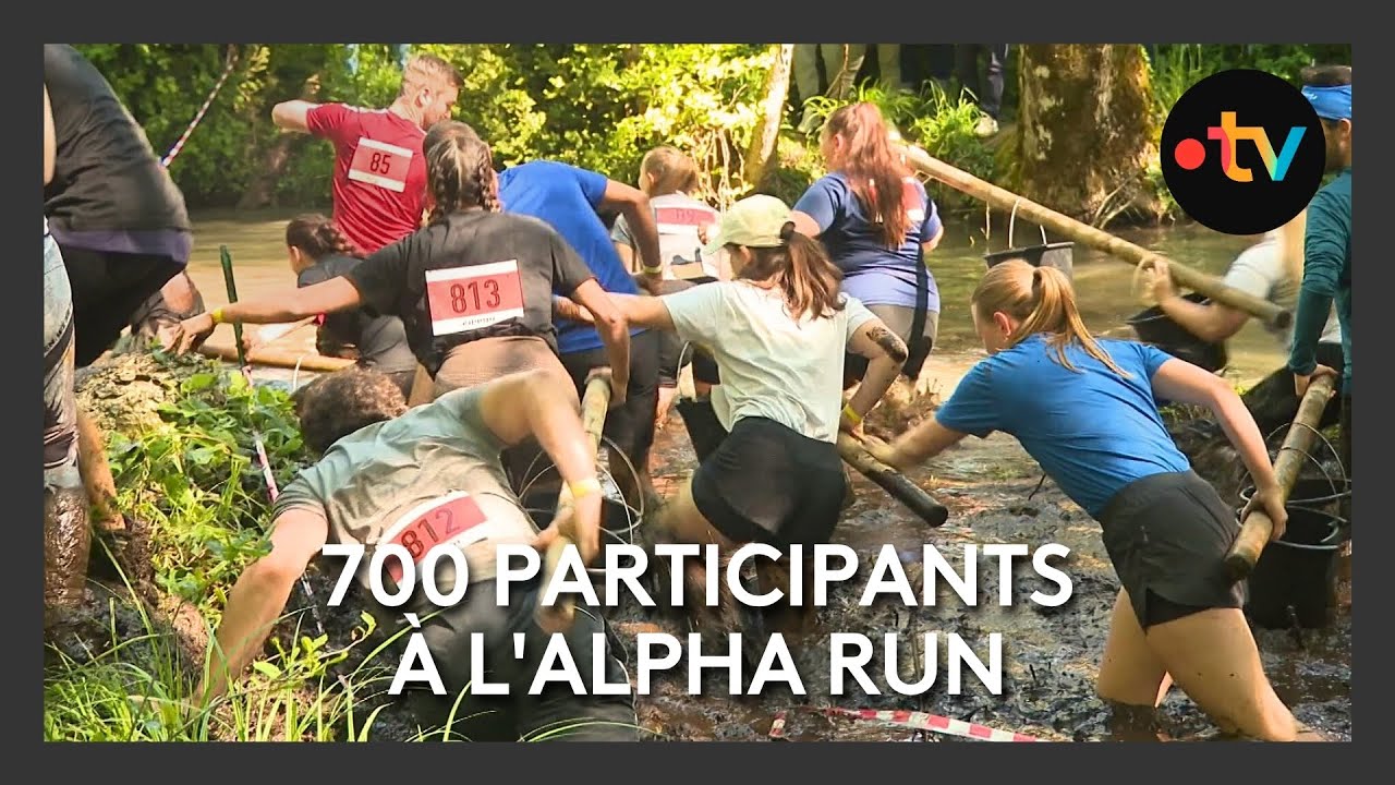700 participants à l'Alpha Run, une course d'obstacles de 10 km à Laffrey