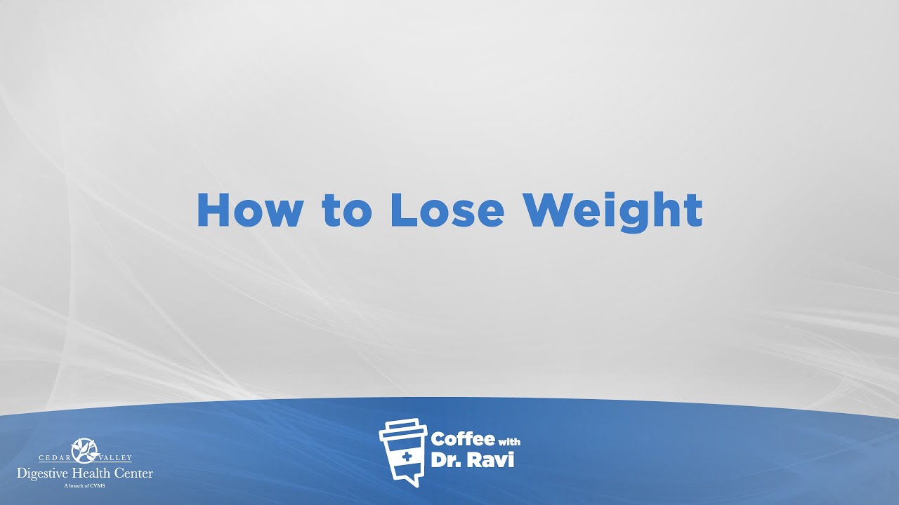 Coffee with Ravi #82: How to Lose Weight