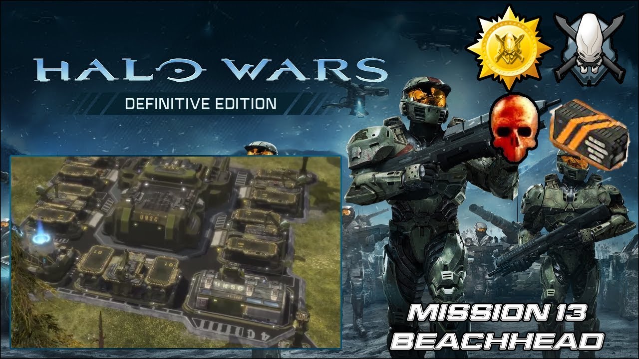 Halo Wars Legendary Gold Campaign - Mission 13 Beachhead